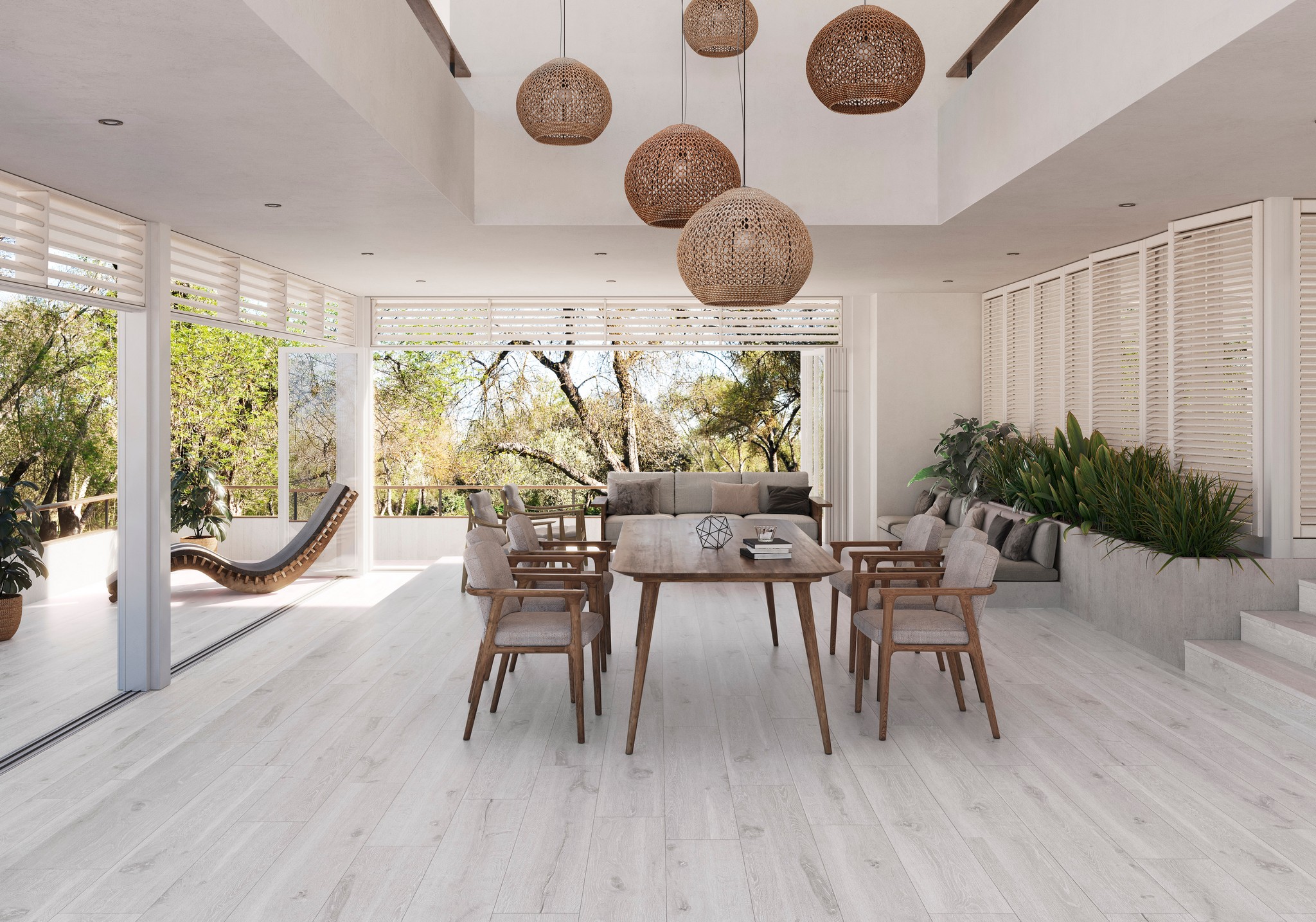 Напольная плитка Yoho Natural 14.5х120х0.9 под дерево Exagres