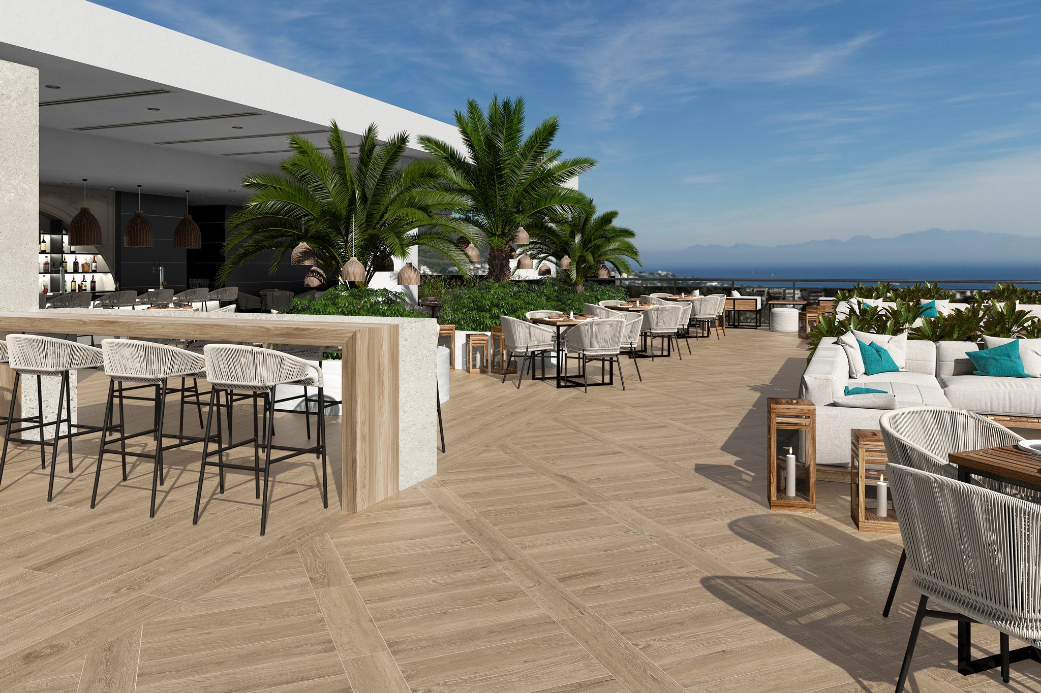 Плитка клинкерная напольная Yoho Oak 25х150х0.9см матовая 3шт/1.12м2/уп Exagres