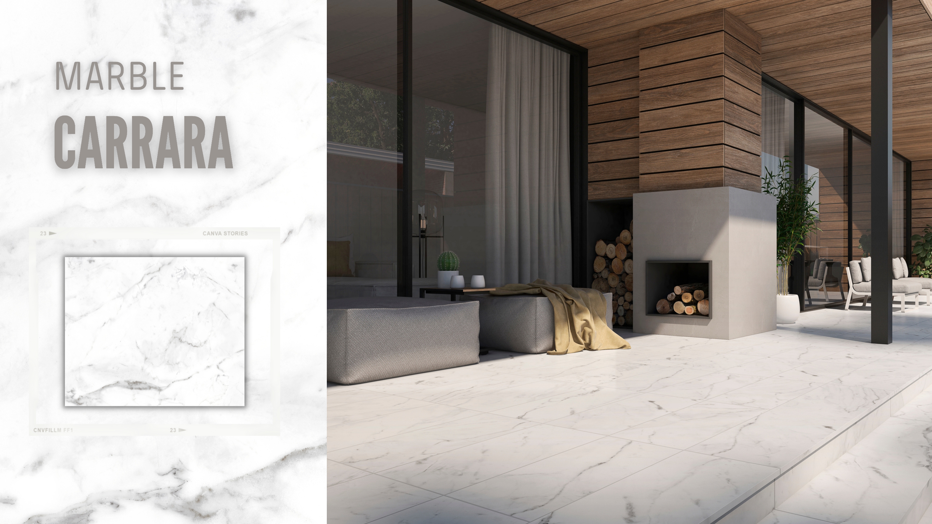 Напольная плитка Marble Carrara Blanco 29.7х59.7х1 матовая Gres de Aragon купить в Санкт-Петербурге Напольная плитка Marble Carrara Blanco 29.7х59.7х1 матовая Gres de Aragon