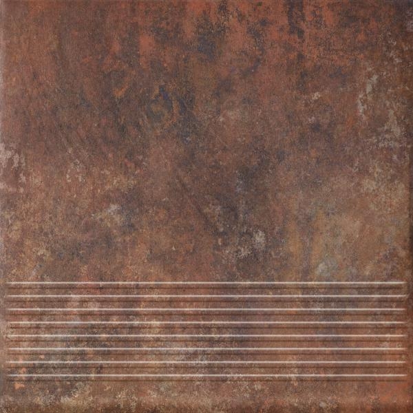 Ступень простая с насечками ARTEON цвета ROSSO, OCHRA, TAUPE, BROWN, GRYS, rosso купить в Санкт-Петербурге Ступень простая с насечками ARTEON цвета ROSSO, OCHRA, TAUPE, BROWN, GRYS, rosso