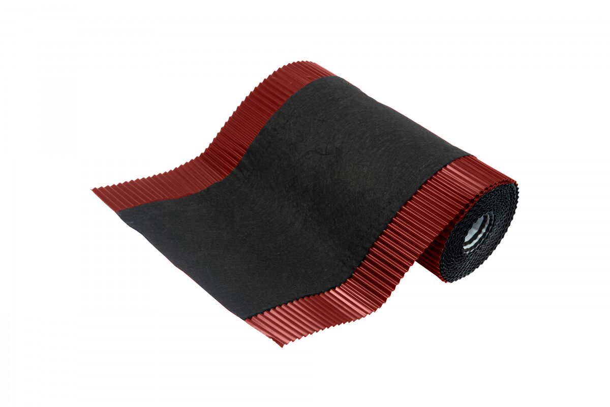 Аэроэлемент конька/хребта рулонный GEO-VENT Plus 240х5000мм DR, 8012 (каштановый)