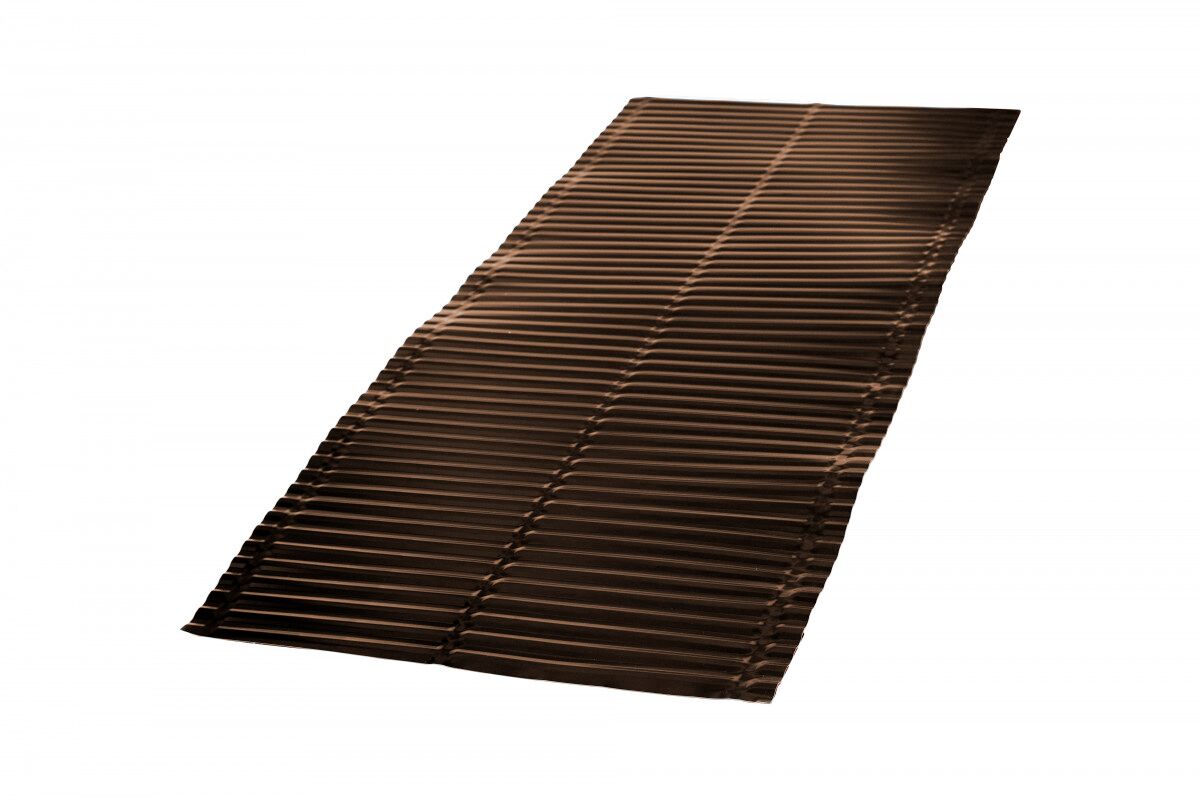 Ендова поперечная (1,95м*0,5м) DR скобки (6шт) выписываются отдельно , 8017 (коричневый)