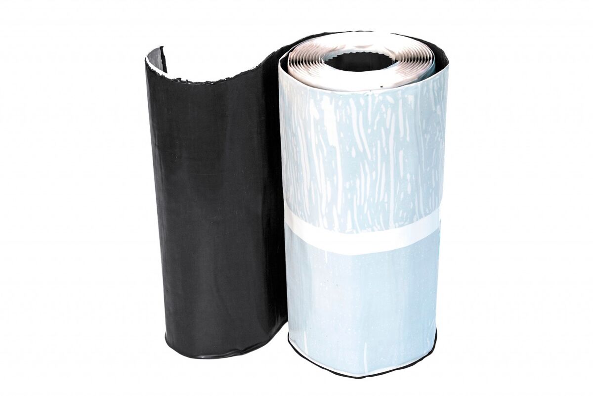 Лента примыкания плоская Pb (свинцовая) 300х5000мм, толщина 0.30мм DR, 9005 (черный)