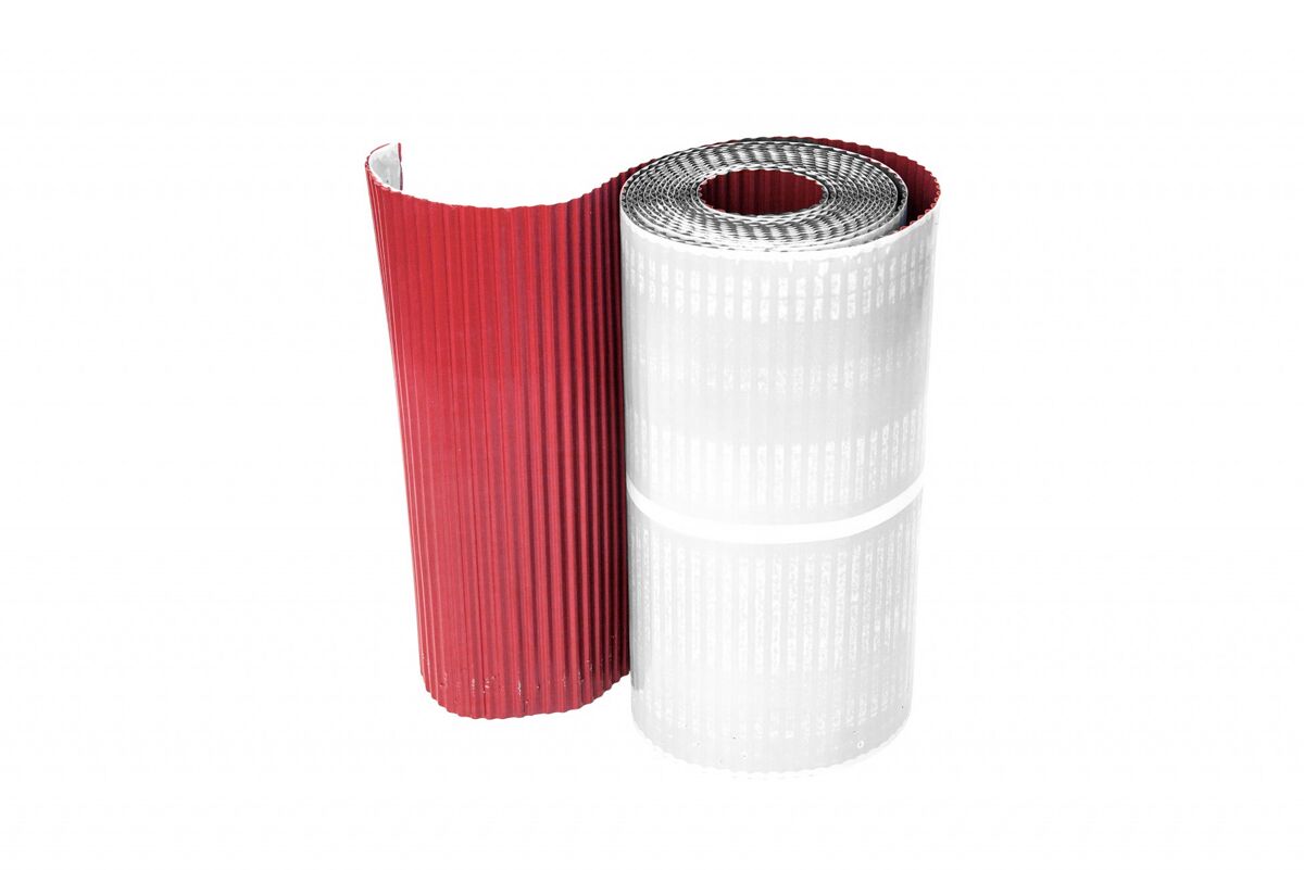 Лента примыкания CLASSIC (алюминий) 250х5000мм DR, 3011 (красный)