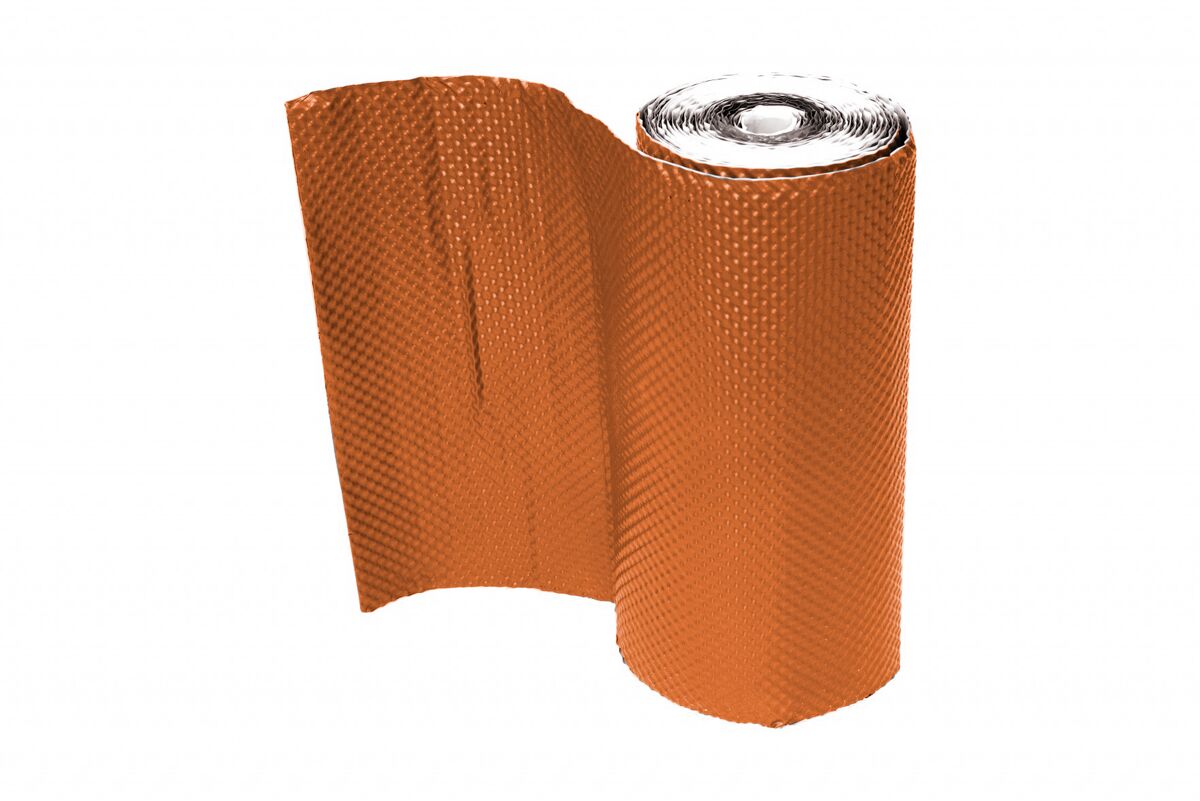 Лента примыкания 3D Pb (свинцовая) 300х5000мм, толщина 0.30мм DR, 8004 (терракотовый)