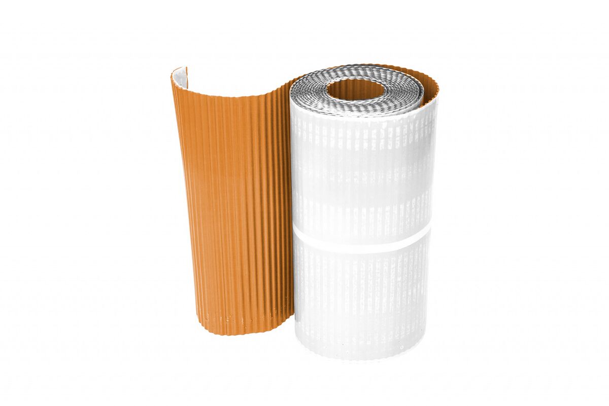 Лента примыкания CLASSIC (алюминий) 250х5000мм DR, 8004 (терракотовый)