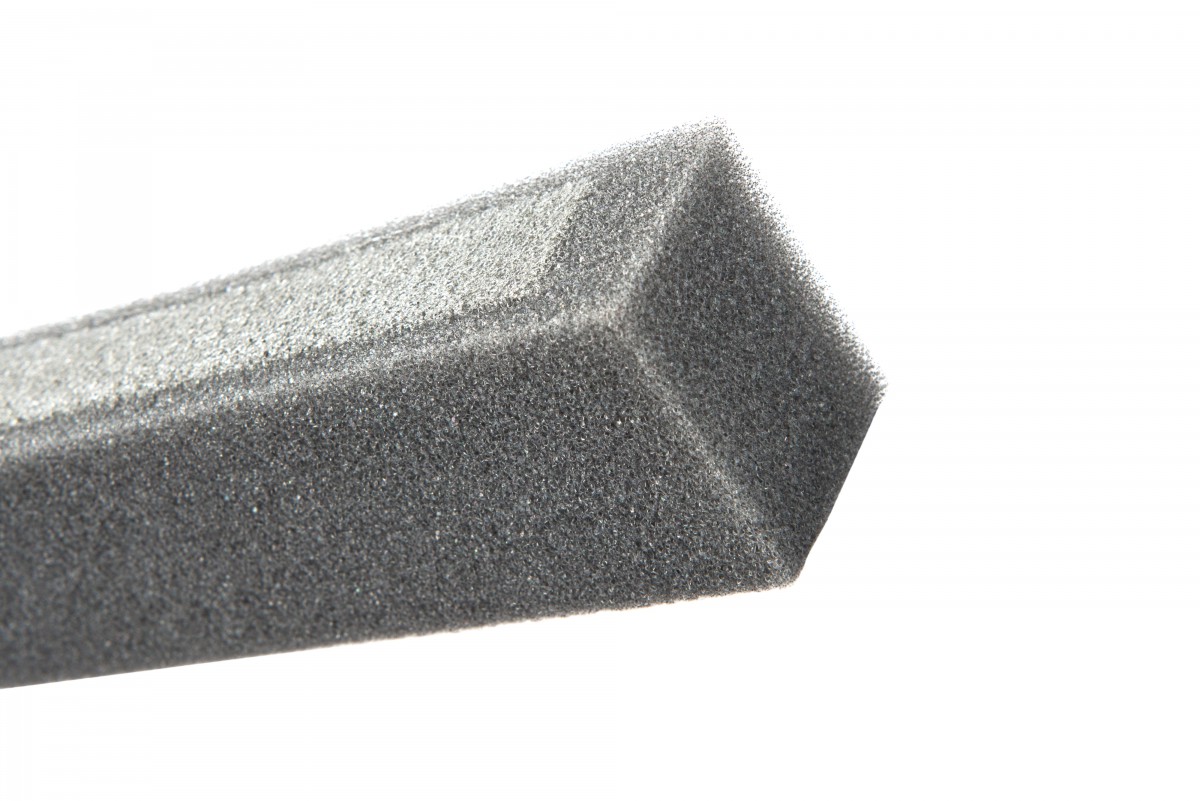 Уплотнитель прямоугольный (самокелящийся) 50х40х1000мм 7024 (темно-серый) DR