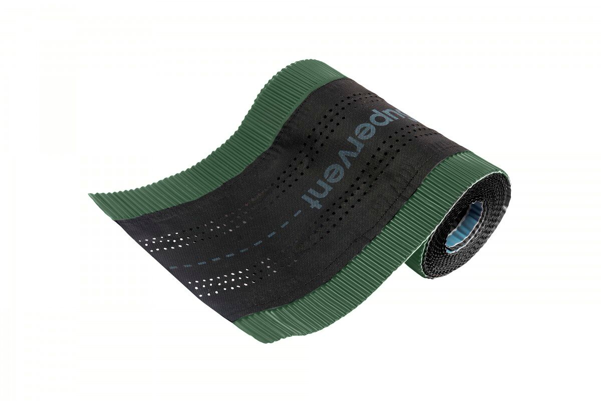 Аэроэлемент конька/хребта рулонный GEO-VENT Super 340х5000мм DR, 6020 (зеленый)