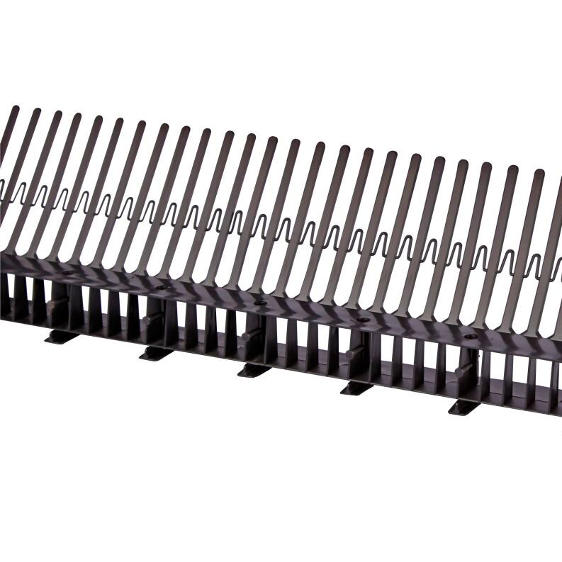 Аэроэлемент свеса с решеткой 1000мм 9005 (черный) TOP HOUSE, черный