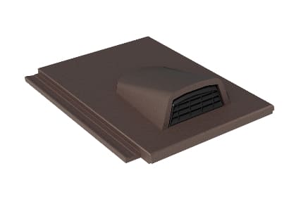 Вентиляционная черепица Тегалит Braas, Вентиляционная черепица Тегалит темно-коричневый Braas