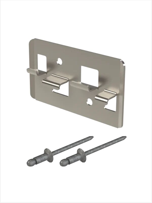 БЕТЭКО Упаковка кляймеров (с заклепками) 250шт/упак, серый