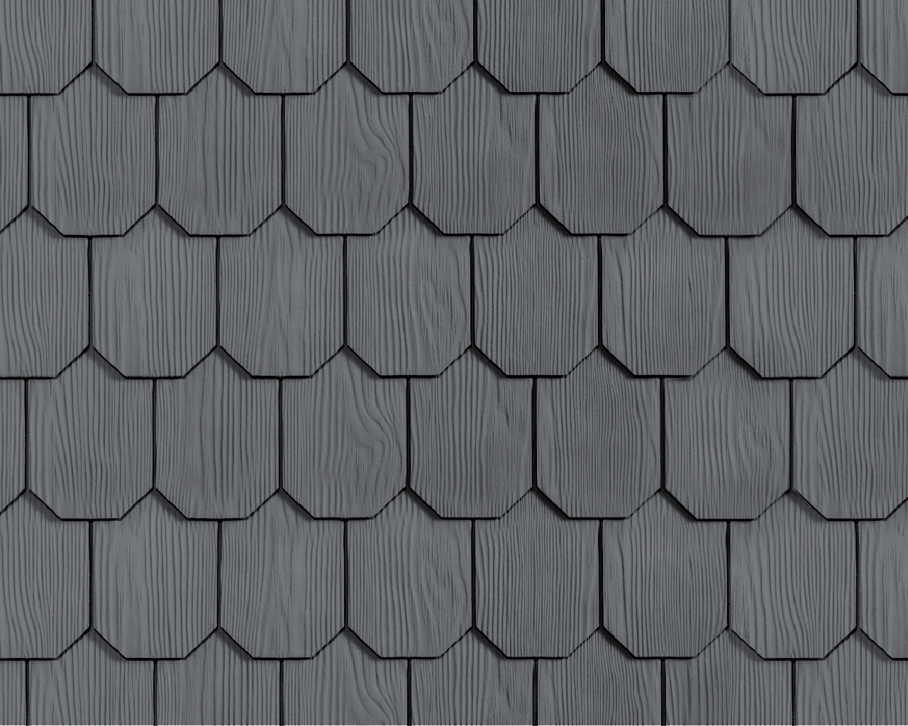 Панель Shingle Октагон 1200х370х6мм 0.44м2 F13 графит серый Fadoco купить в Санкт-Петербурге
