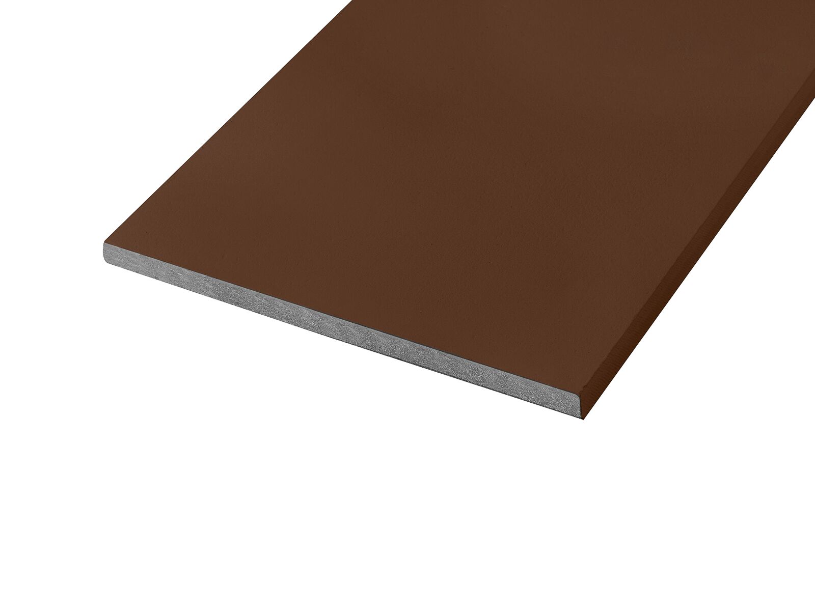 FCS Фиброцементный сайдинг Smooth 190х3000х10мм 0,57м2 F21, F21 (Коричневая глина)