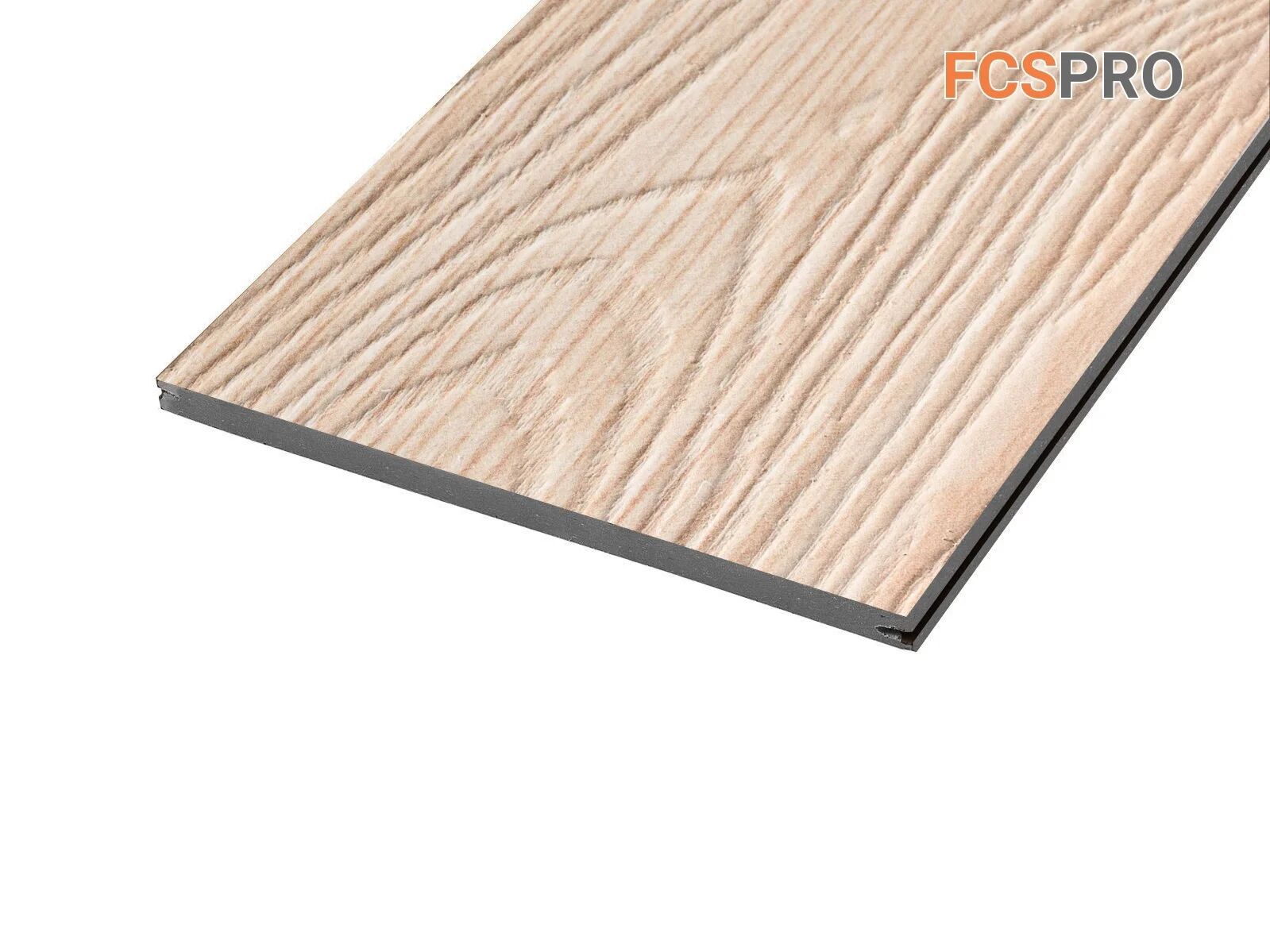 FCS Фиброцементный сайдинг Декор Wood Line Целлюлоза 3000х190х10мм 0.57м2 CL Ясень, Ясень