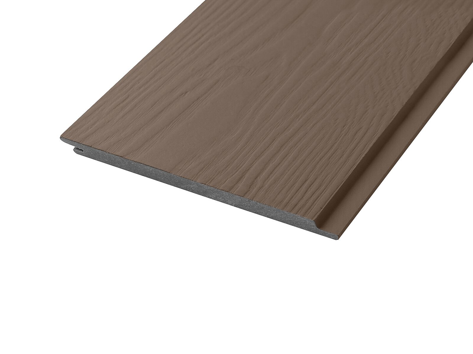 FCS Фиброцементный сайдинг Wood Click (шип-паз) Целлюлоза 3000х190х10мм 0,57м2 F64, F64 (Серая глина)