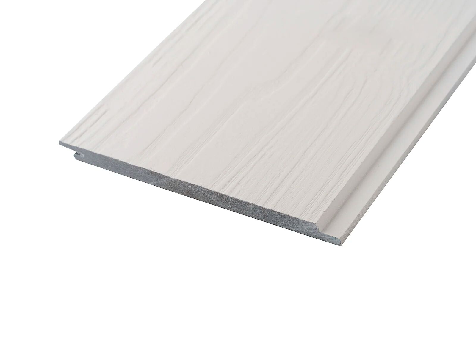 FCS Фиброцементный сайдинг Wood Click (шип-паз) Целлюлоза 3000х190х10мм 0,57м2 F01, F01 (Белый минерал)