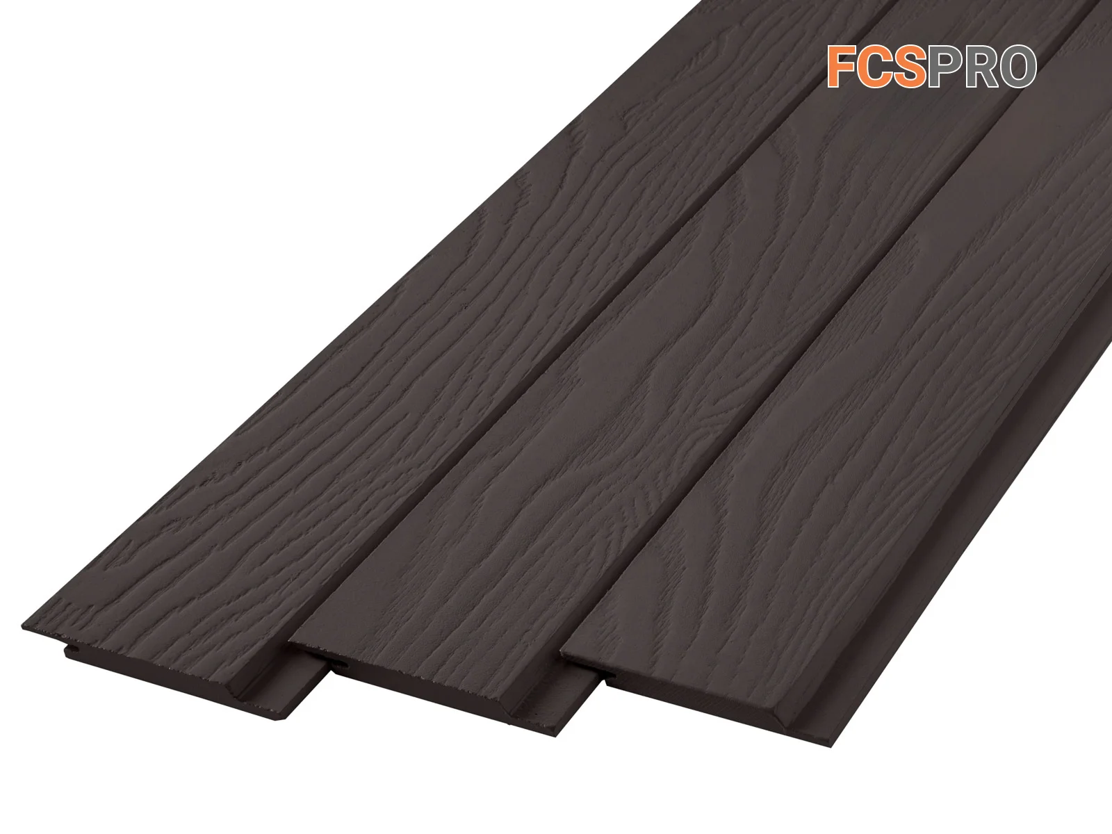FCS Фиброцементный сайдинг Wood Click Штиль 3000х100х10мм 0.3м2 F04