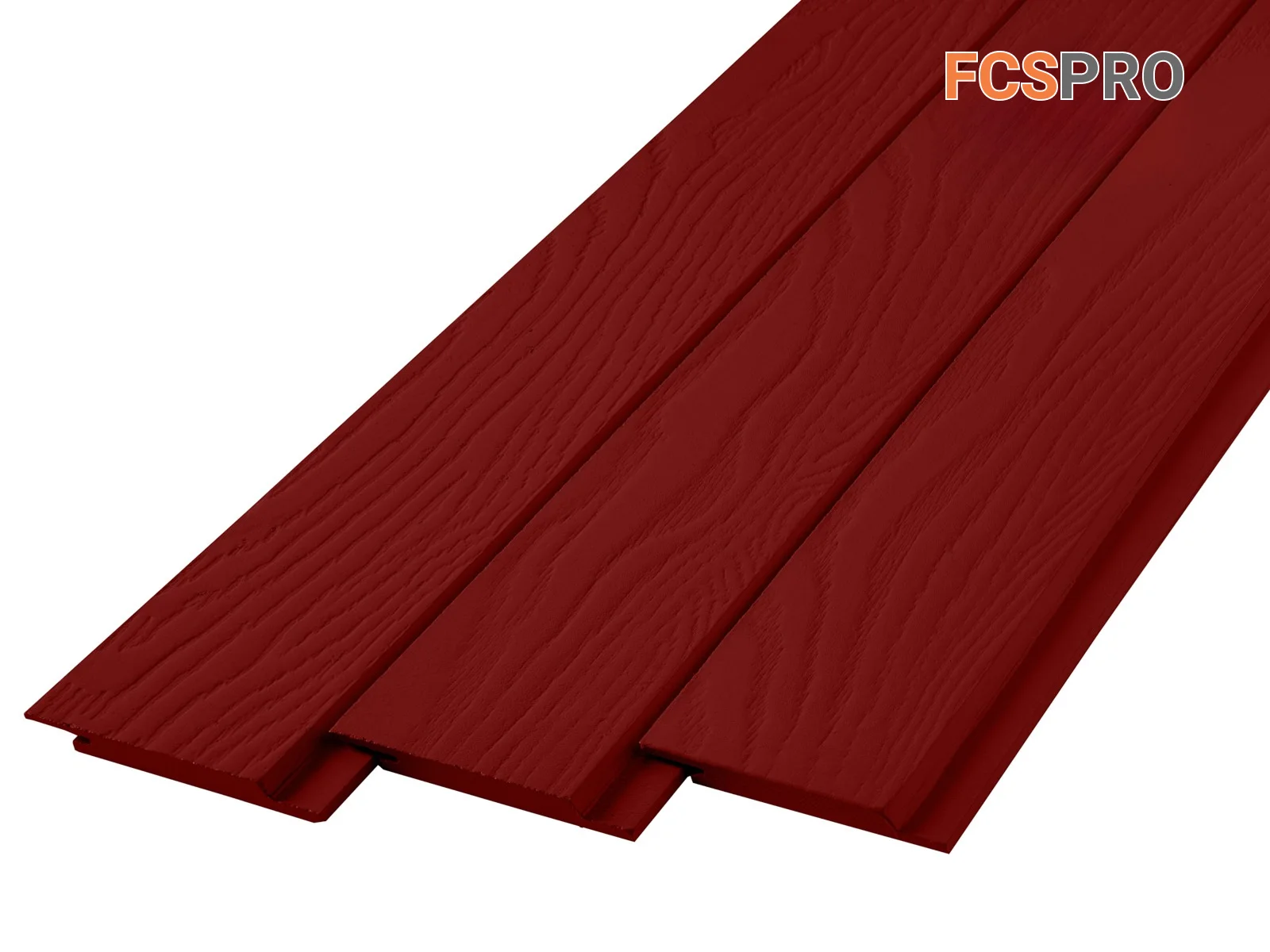 FCS Фиброцементный сайдинг Wood Click Штиль 3000х100х10мм 0.3м2 F61
