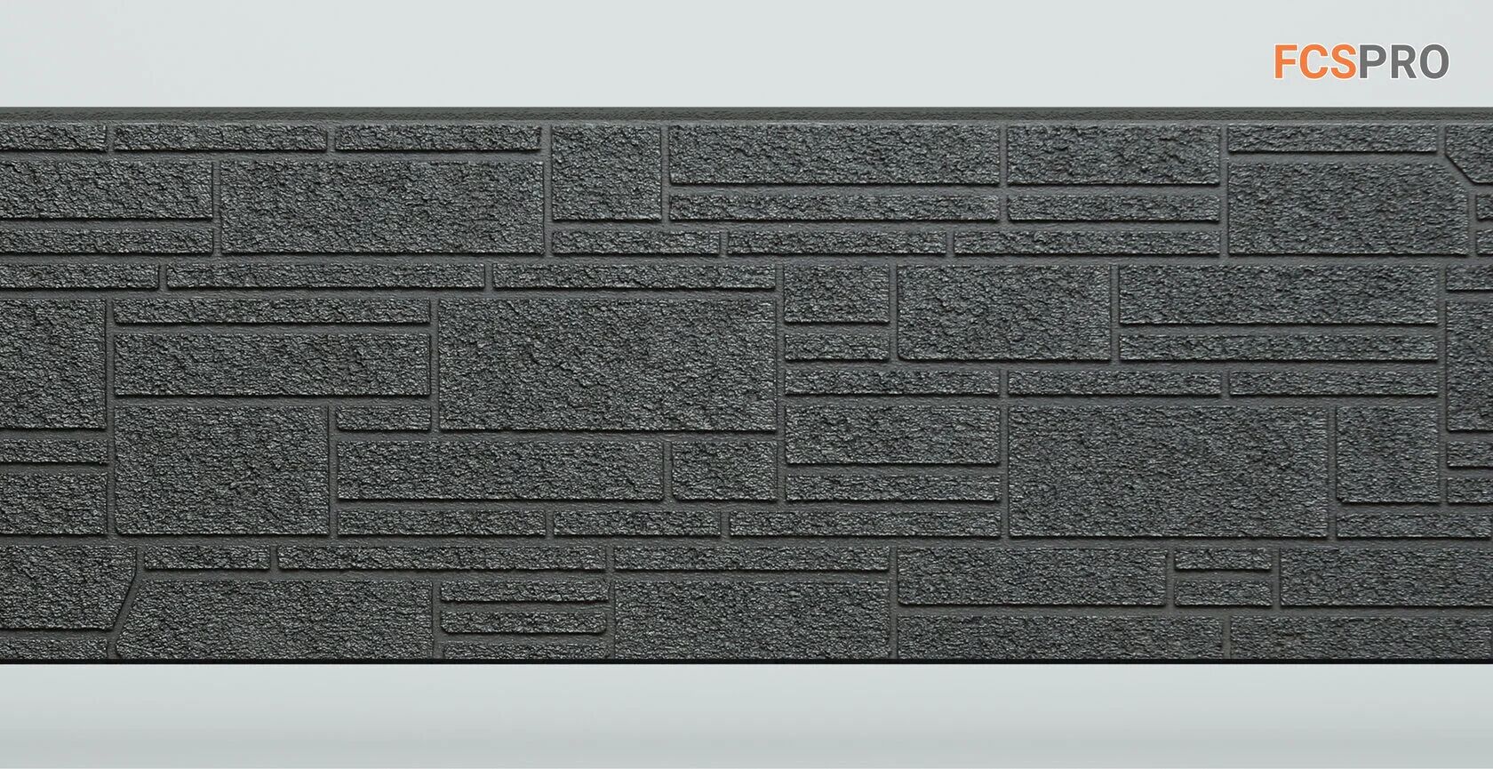 FCS Фиброцементные панели под камень Simple 1480х360х15мм 0.533м2 АА3117, АА3117