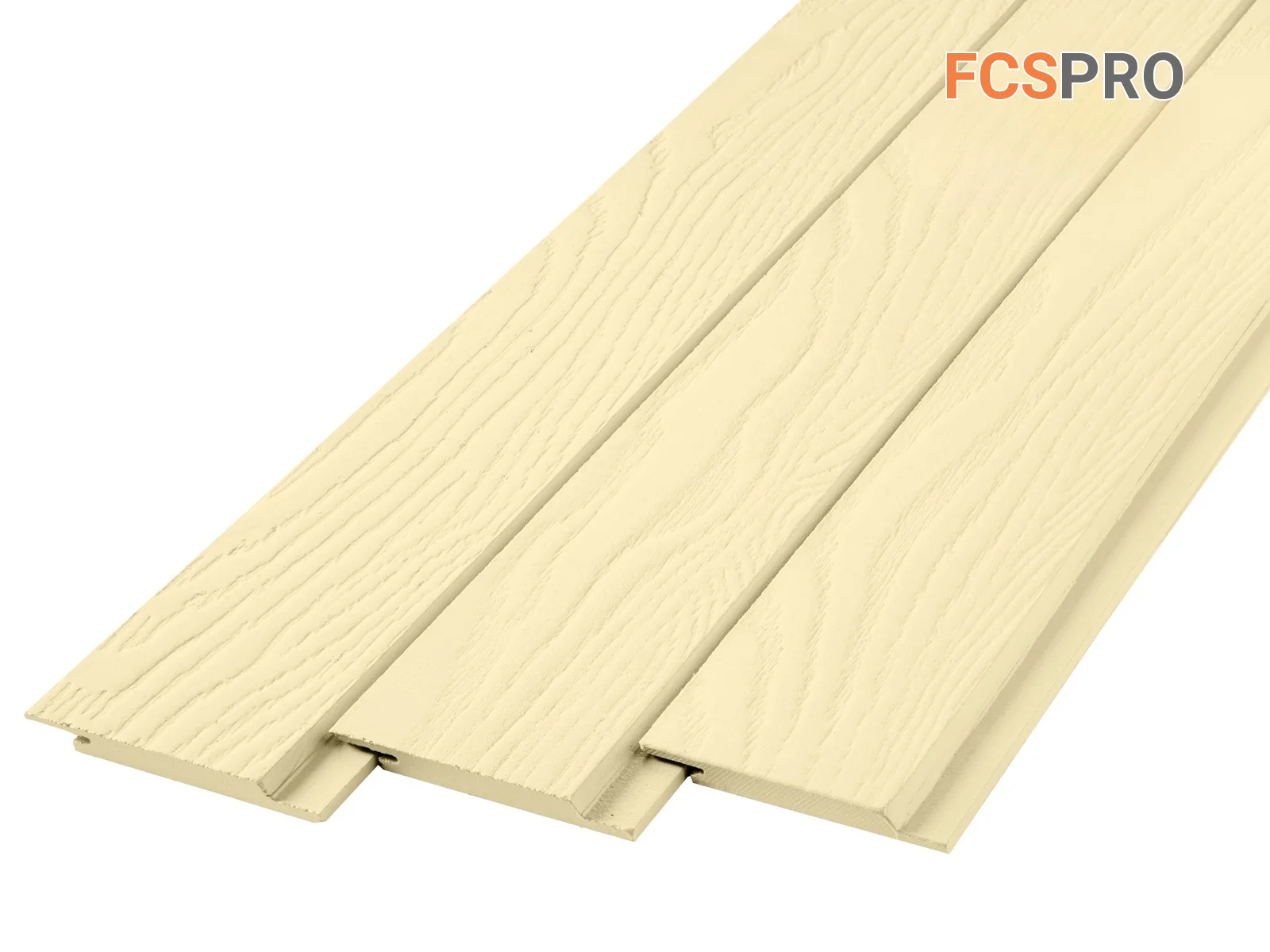 FCS Фиброцементный сайдинг Wood Click Штиль 3000х100х10мм 0.3м2 F02