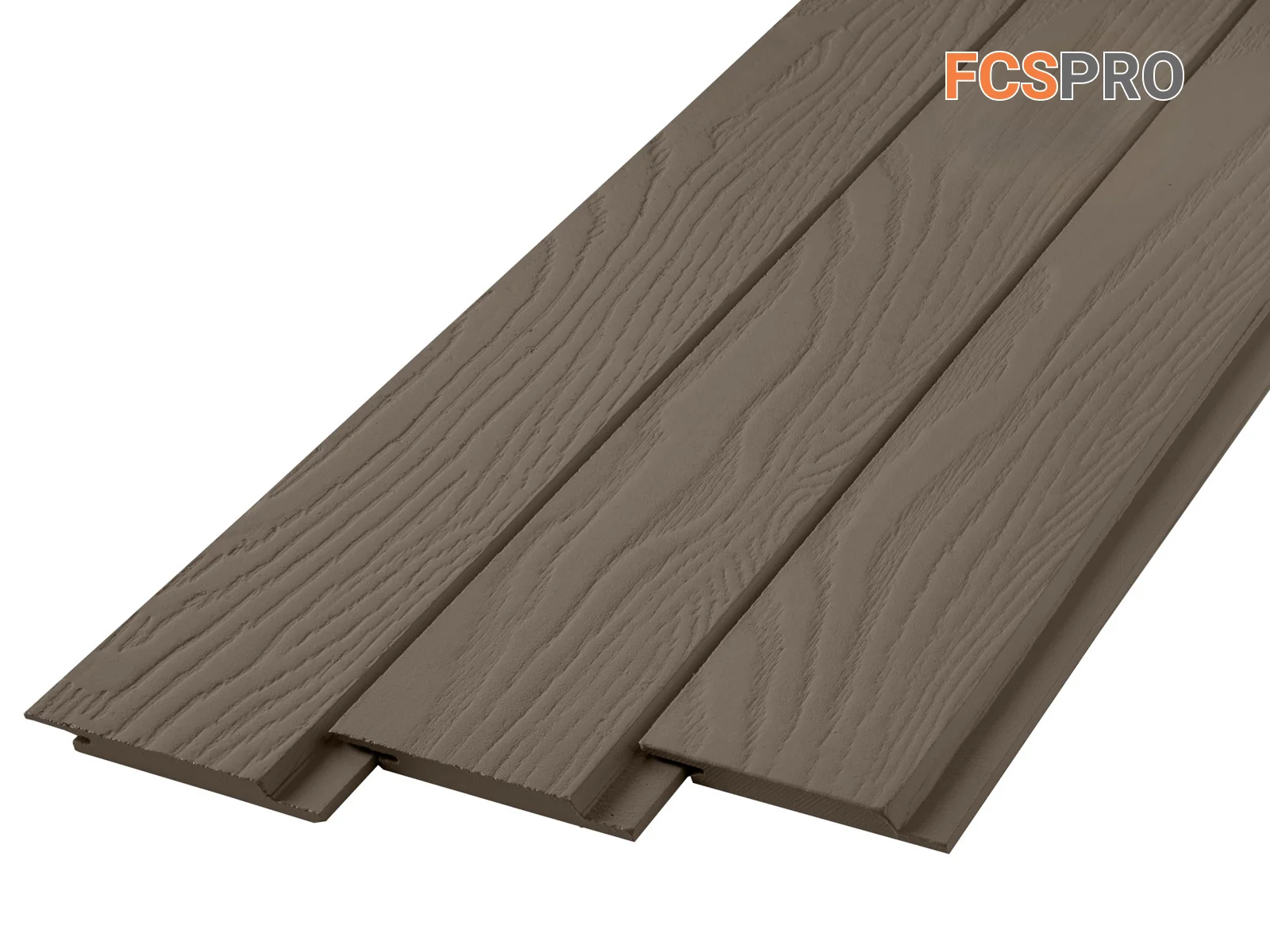 FCS Фиброцементный сайдинг Wood Click Штиль 3000х100х10мм 0.3м2 F64