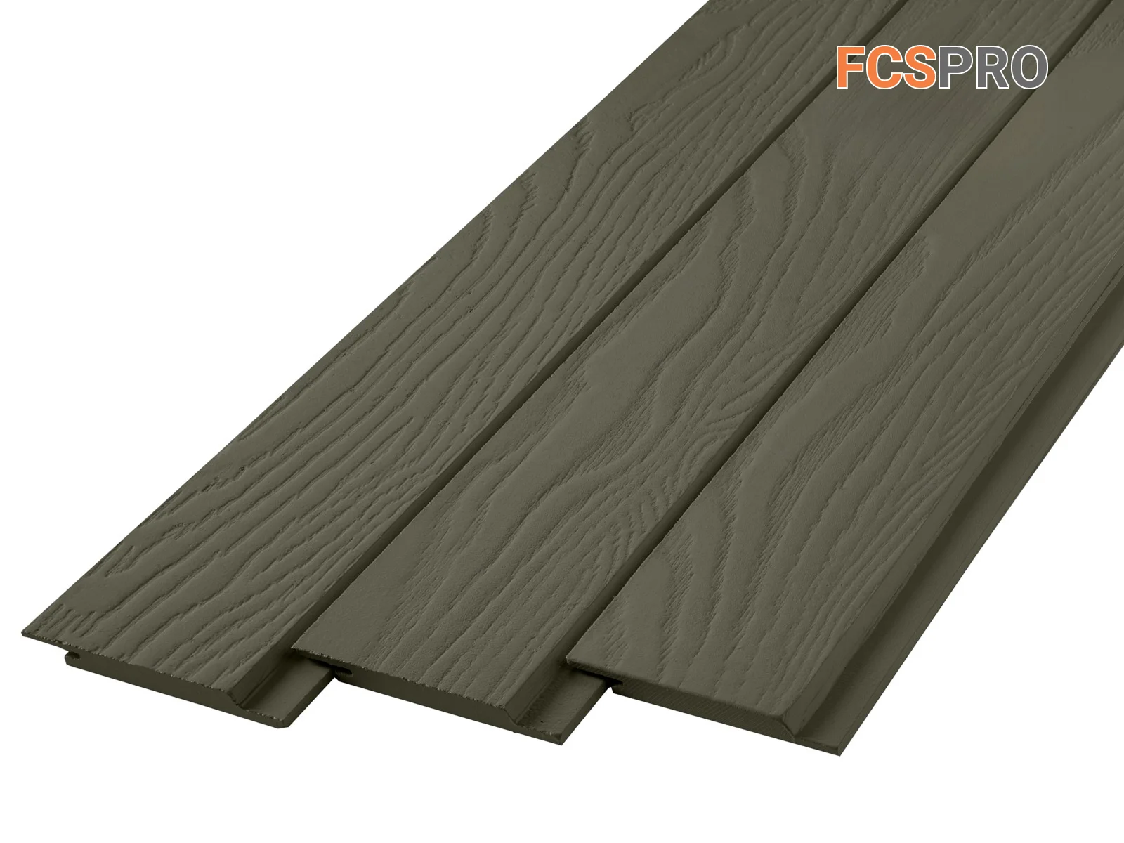 FCS Фиброцементный сайдинг Wood Click Штиль 3000х100х10мм 0.3м2 F59
