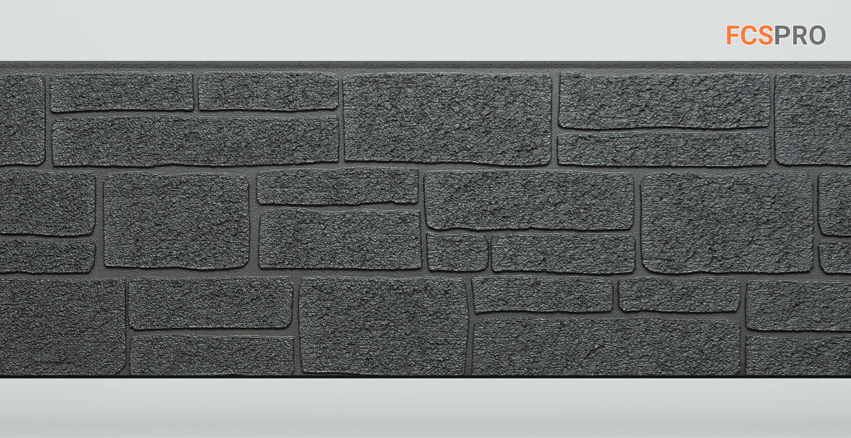 FCS Фиброцементные панели под камень Simple 1480х360х15мм 0.533м2 АА6117, АА6117