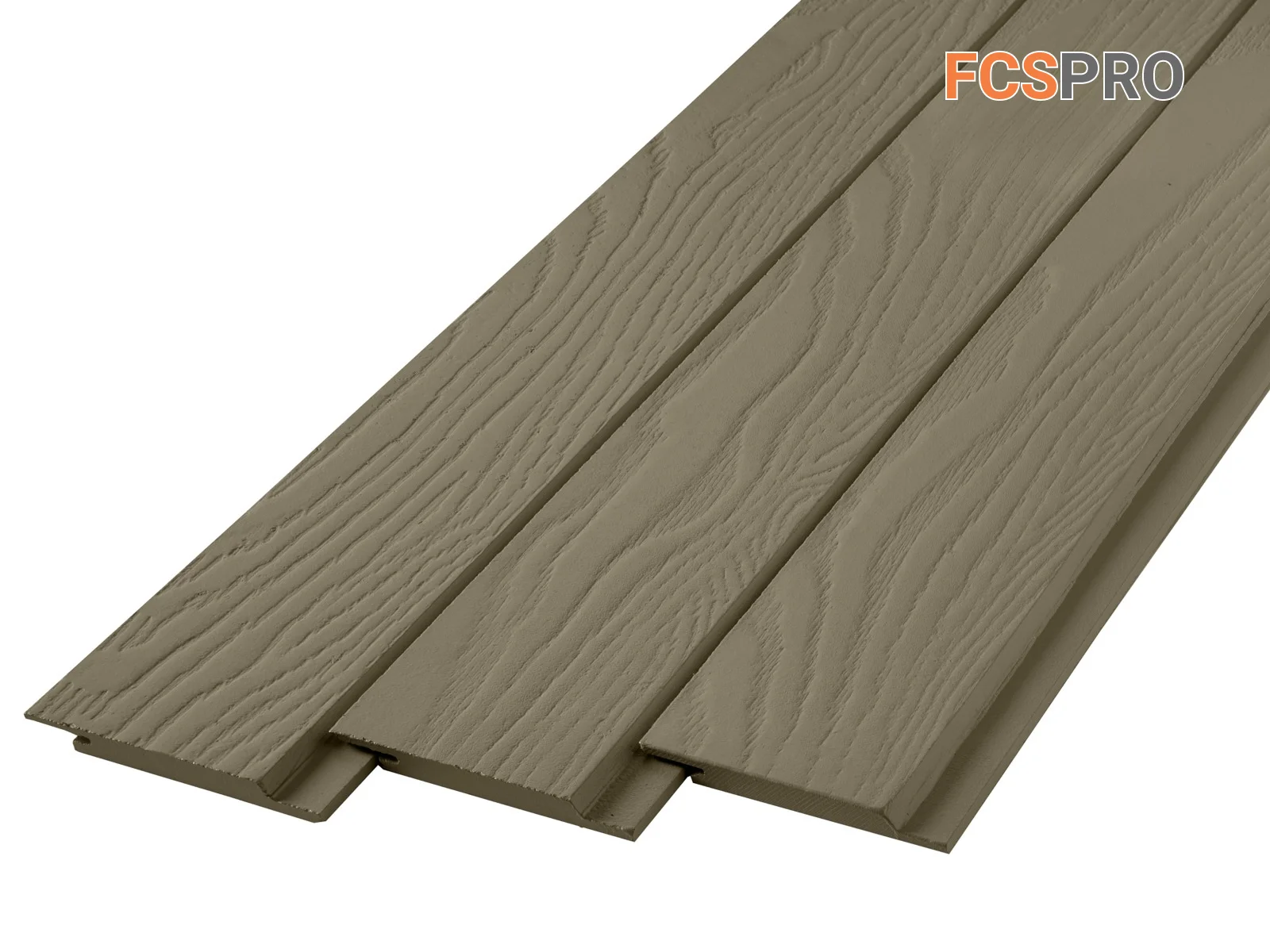 FCS Фиброцементный сайдинг Wood Click Штиль 3000х100х10мм 0.3м2 F58