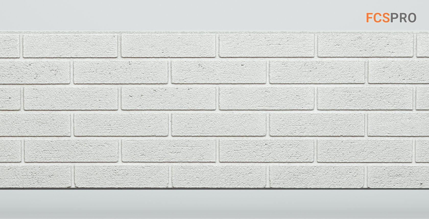 FCS Фиброцементные панели под кирпич Simple 1480х360х15мм 0.533м2 АА9111, АА9111