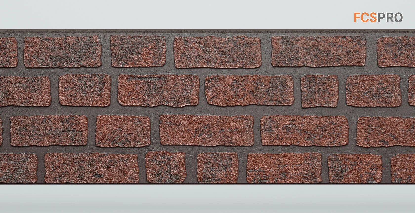 FCS Фиброцементные панели под кирпич Simple 1480х360х15мм 0.533м2 АА4115, FCS Фиброцементные панели под кирпич Simple 1480х360х15мм 0.533м2 АА4115