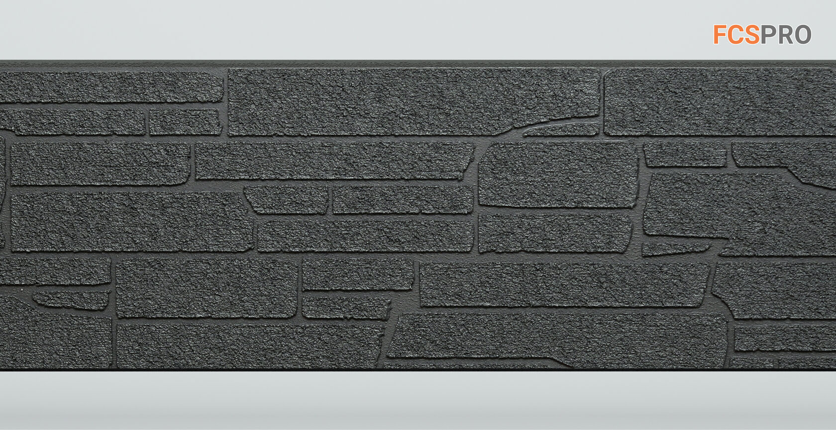 FCS Фиброцементные панели под камень Simple 1480х360х15мм 0.533м2 АА7117, АА7117