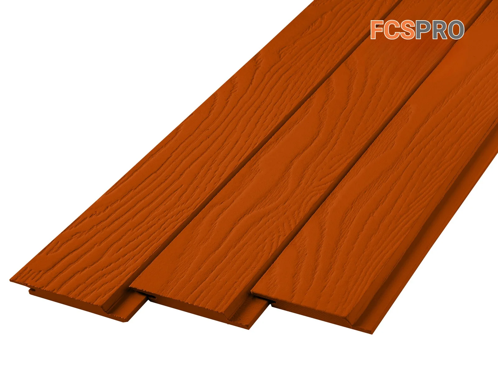 FCS Фиброцементный сайдинг Wood Click Штиль 3000х100х10мм 0.3м2 F32