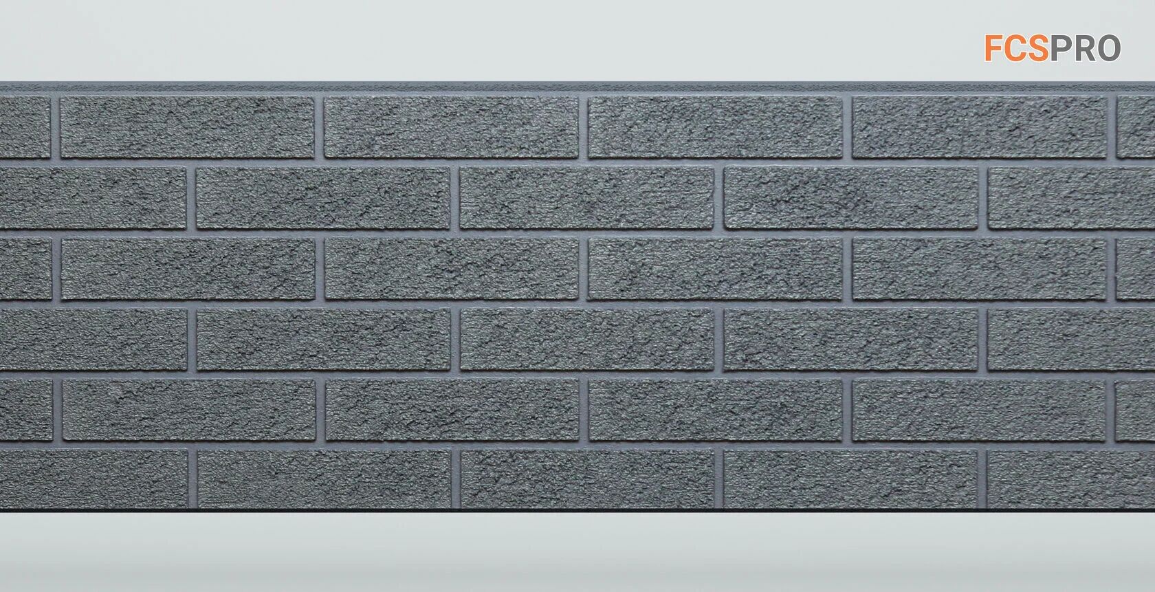 FCS Фиброцементные панели под кирпич Simple 1480х360х15мм 0.533м2 АА9116, АА9116