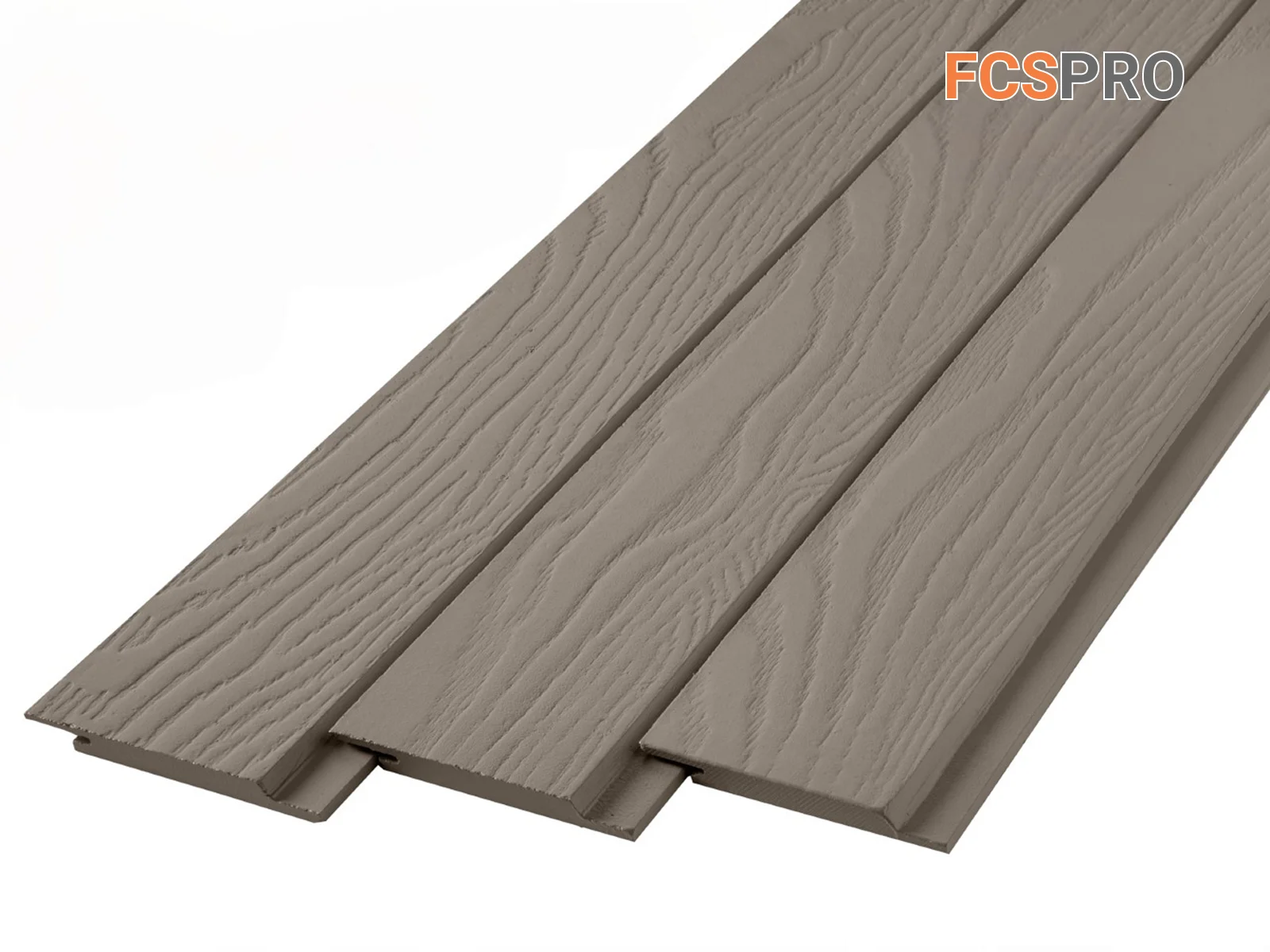 FCS Фиброцементный сайдинг Wood Click Штиль 3000х100х10мм 0.3м2 F14