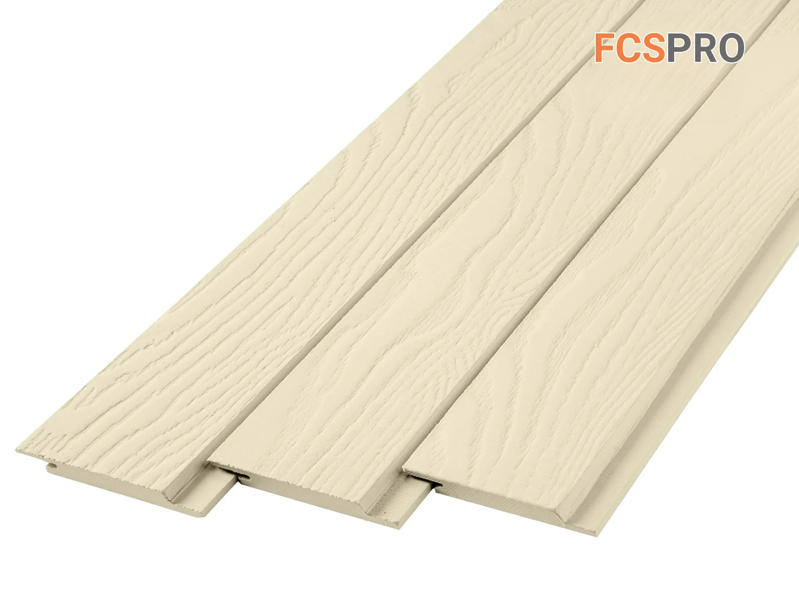 FCS Фиброцементный сайдинг Wood Click Штиль 3000х100х10мм 0.3м2 F07