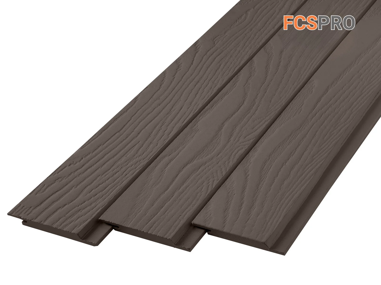 FCS Фиброцементный сайдинг Wood Click Штиль 3000х100х10мм 0.3м2 F55