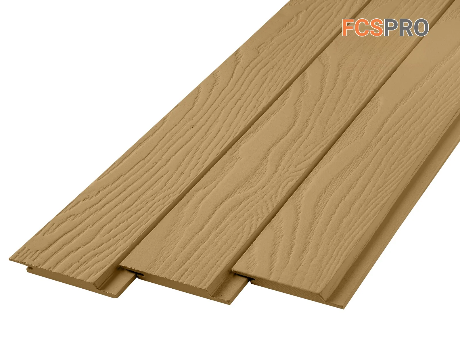 FCS Фиброцементный сайдинг Wood Click Штиль 3000х100х10мм 0.3м2 F11