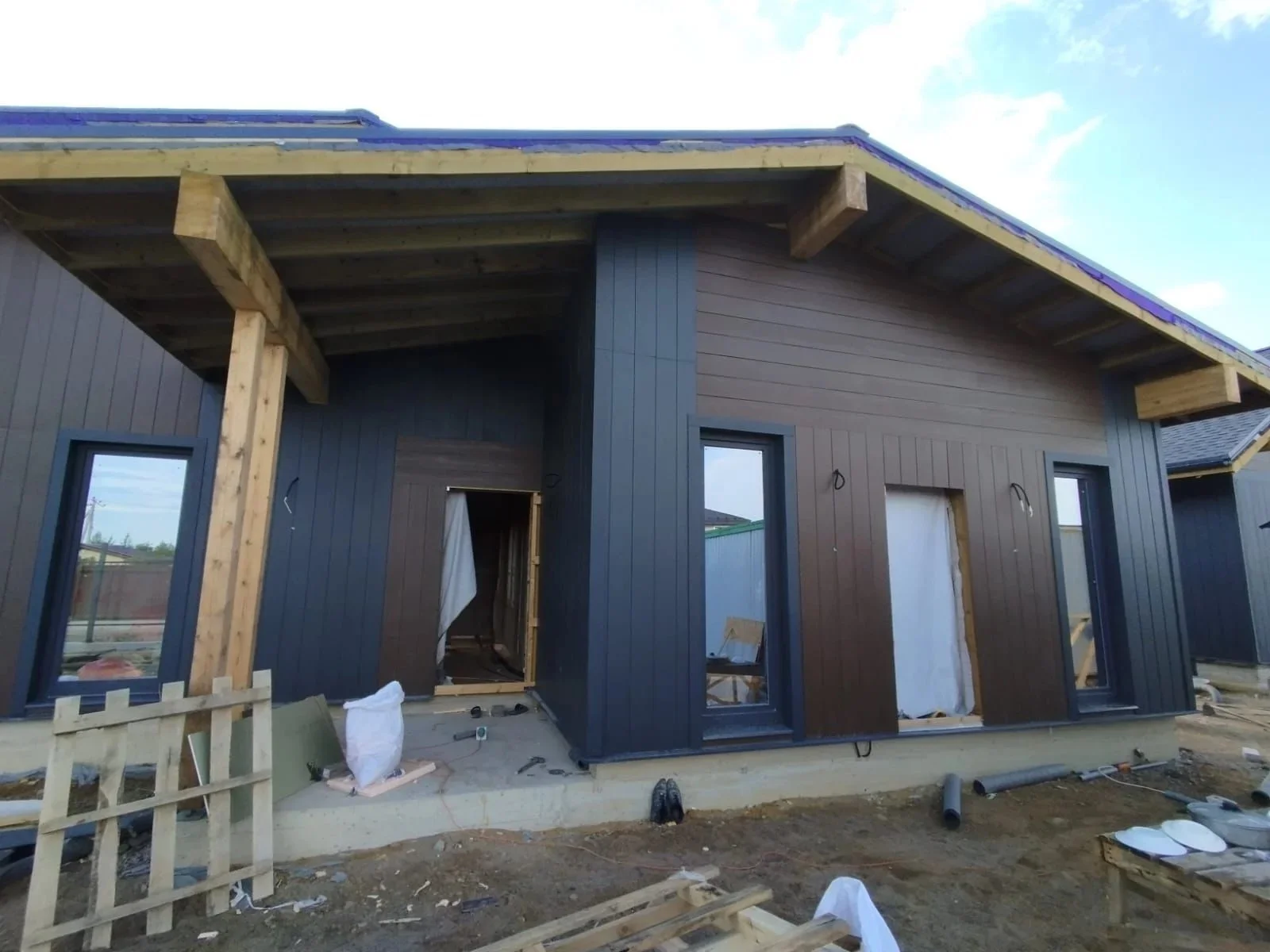 FCS Фиброцементный сайдинг Вуд Клик Целлюлоза 3000х200х10мм 0.6м2 F19 купить в Санкт-Петербурге