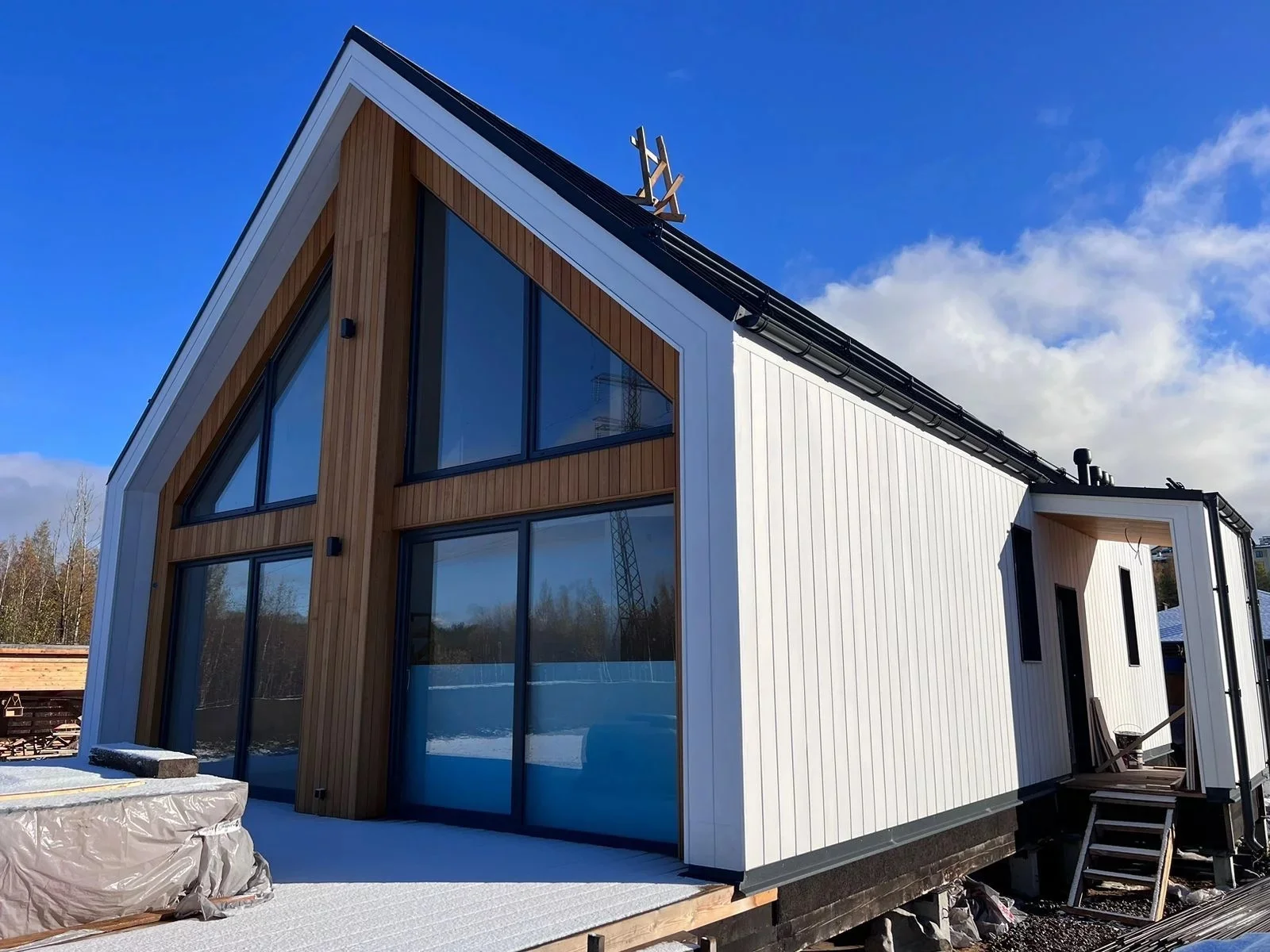 FCS Фиброцементный сайдинг Смус Клик Целлюлоза 3000х200х10мм 0.6м2 F01 купить в Санкт-Петербурге