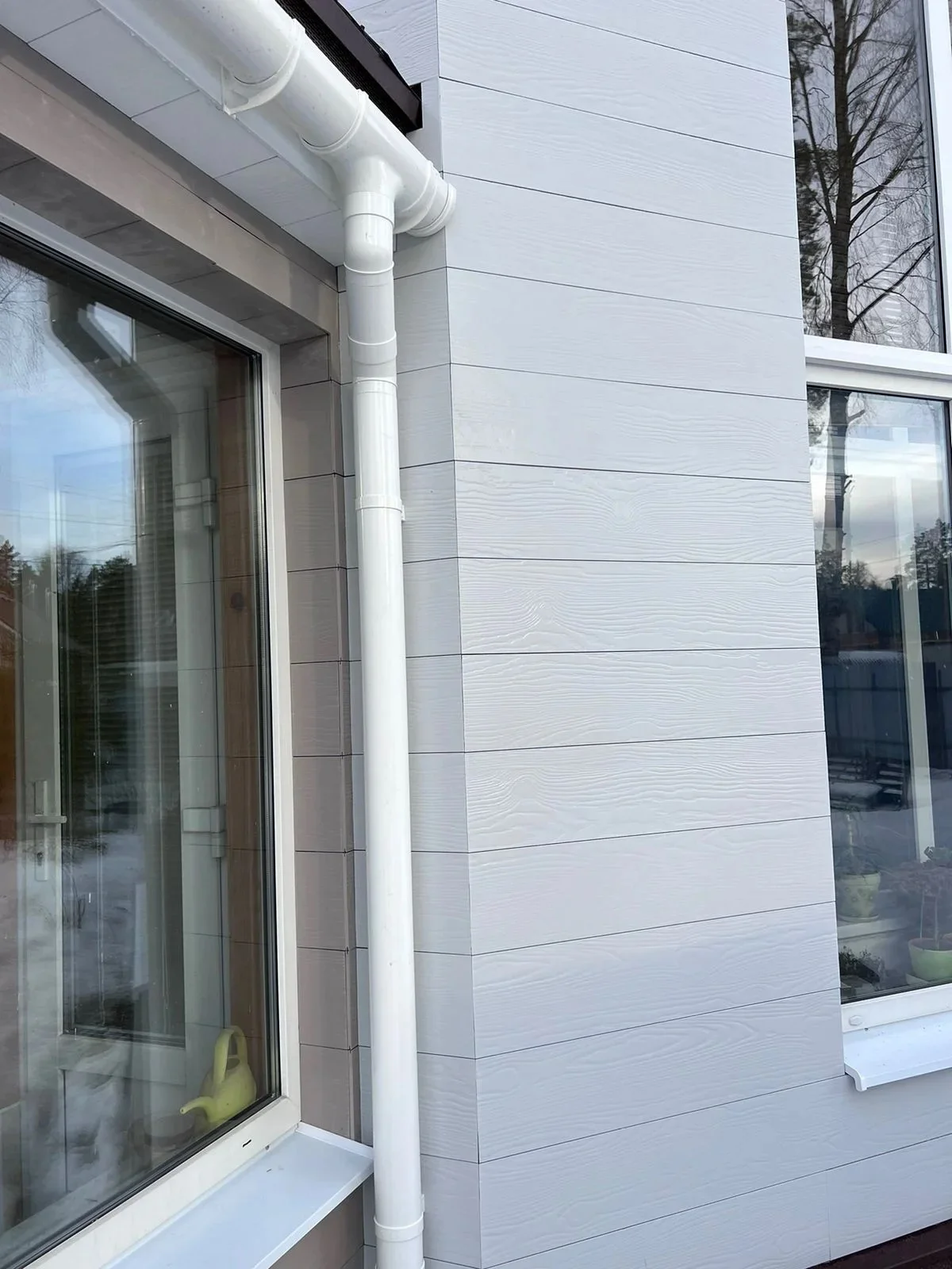 FCS Фиброцементный сайдинг Вуд Лайн (паз-паз) Целлюлоза 3000х200х10мм 0.6м2 F01 купить в Санкт-Петербурге