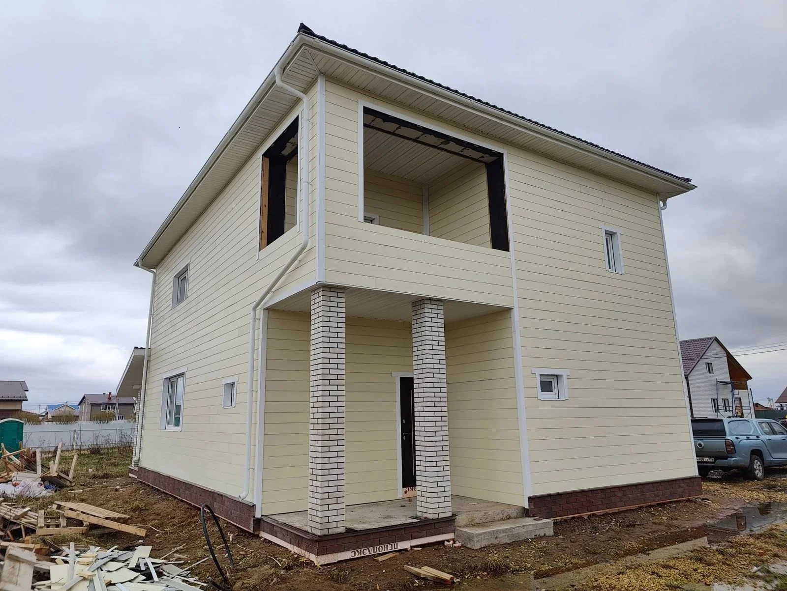 FCS Фиброцементный сайдинг Вуд Клик Целлюлоза 3000х200х10мм 0.6м2 F02 купить в Санкт-Петербурге