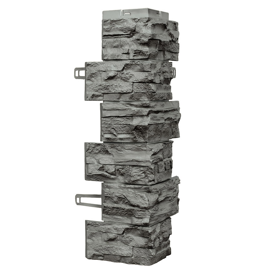 Наружный угол ROYAL STONE Rocky Stone, Угол Rocky Stone 600мм Квебек