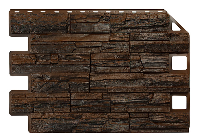 Фасадная панель ROYAL STONE Rocky Stone, Панель Rocky Stone 800х600мм 0.48м2/шт Монреаль