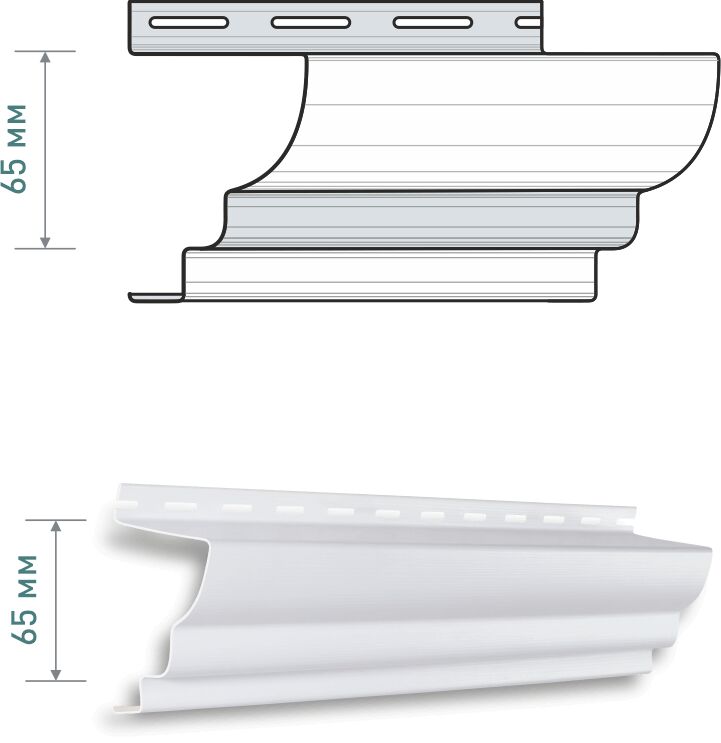 Галтель U-Plast Decor 3000мм Графитовый, Коричневый