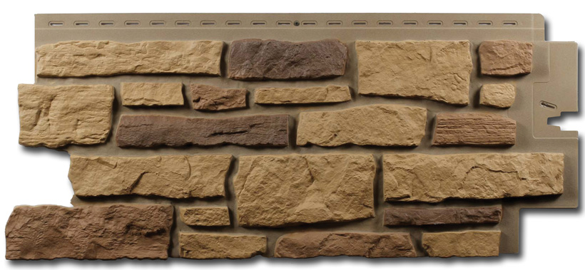Облицовочная фасадная панель Nailite Premium arizona sandstone, arizona sandstone