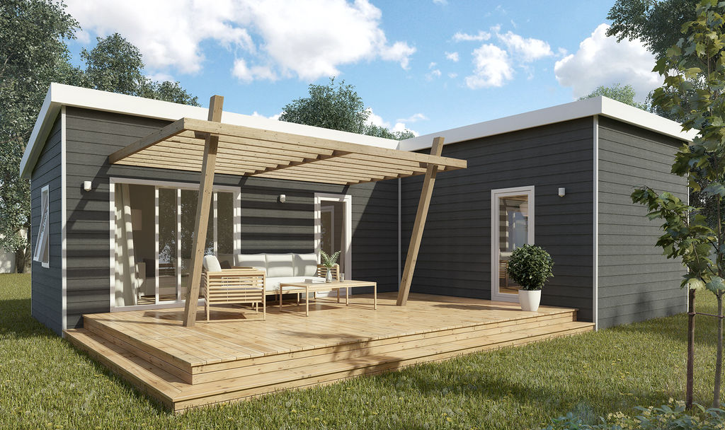 FS-201 панель KERRAFRONT WOOD DESIGN graphite (CONNEX) 2,95