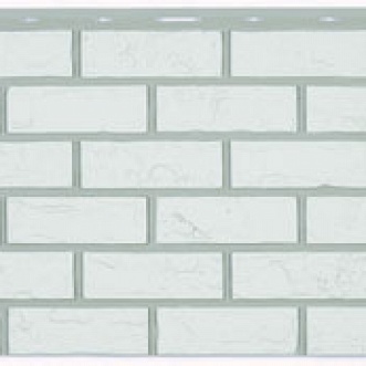 Облицовочная фасадная панель Nailite белый кирпич, белый кирпич