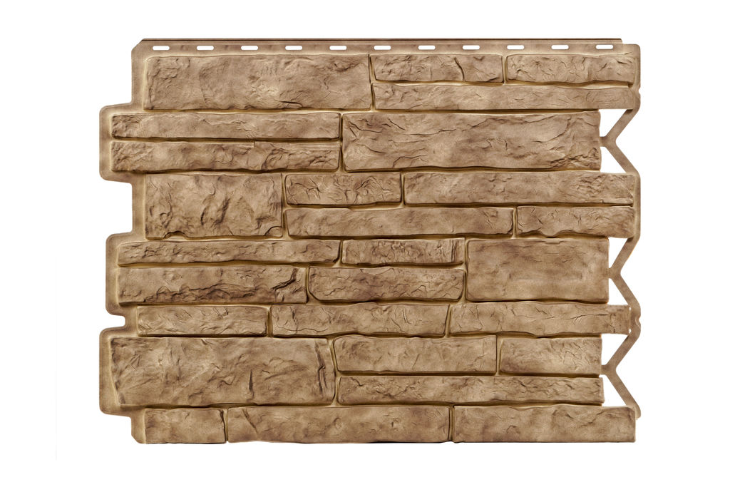 Панель фасадная WANdstein ПАРФИР коричневый 80х60 см 0,48 м2