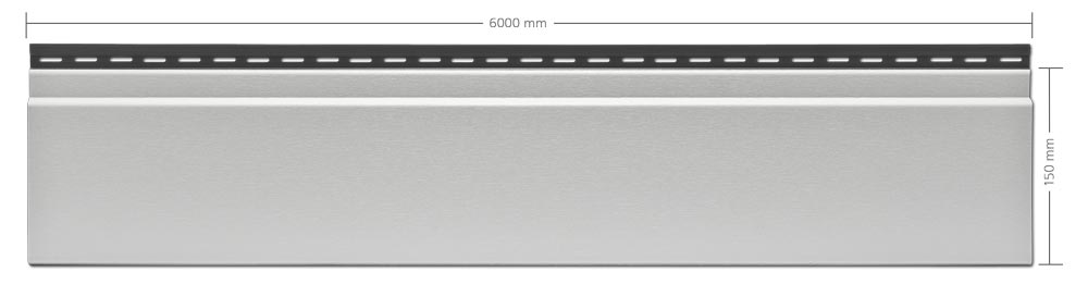 VinyPlus скругленная, цвет Светло-серый/RAL7035