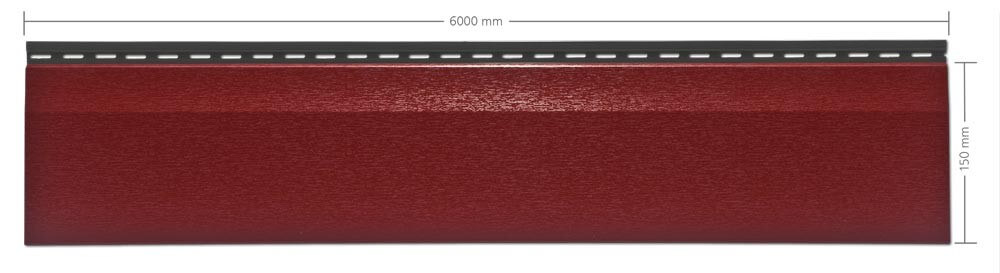 VinyPlus со скосом, цвет Темно-красный/RAL3011
